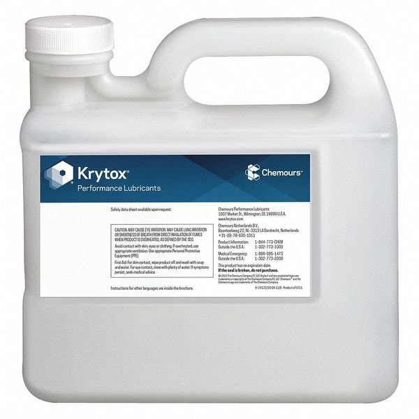 Krytox Vacuum Pump Lubricant, 1525, Container, 5kg 1525