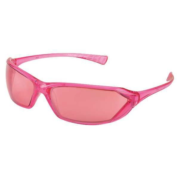 Gateway Safety Safety Glasses, Wraparound Pink Mirror Polycarbonate Lens, Scratch-Resistant 23PK11