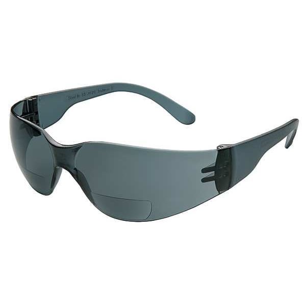 Gateway Safety Bifocal Reading Glasses, +1.0, Gray Frame 46MG10
