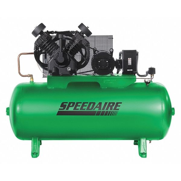 Speedaire Elec. Air Compressor, 2 Stage, 10HP, 34CFM 35WC57