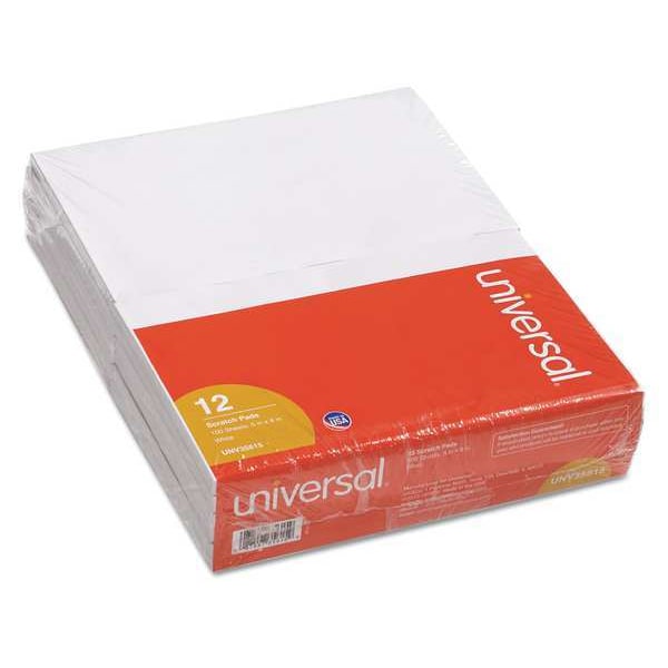 Universal Sticky Notes, Scratch Pad, 5x8 In, PK12 UNV35615 - main