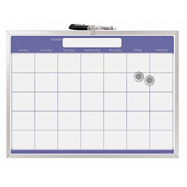 The Board Dudes Mag Monthly Planner, DryErase, 17 x 23 In BDUCXY53 Zoro