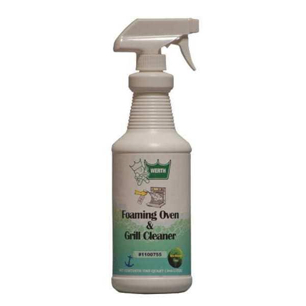 Werth Sanitary Supply Foaming Oven and Grill Cleaner, 1 qt, PK12