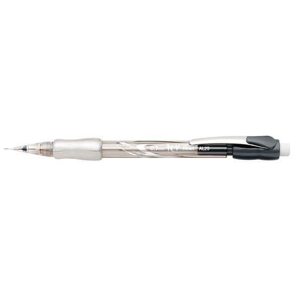 Pentel Mechanical Pencil, 0.5mm, Trans Smoke, Pk12 PENAL25TA