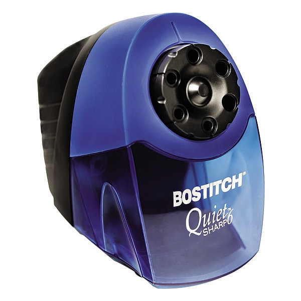 Bostitch Pencil Sharpener, Electric, Desktop, Blue BOSEPS10HC Zoro