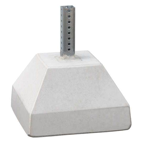 Tapco 37300919 276.63 250lb Concrete Sign Post Base for use with 2in