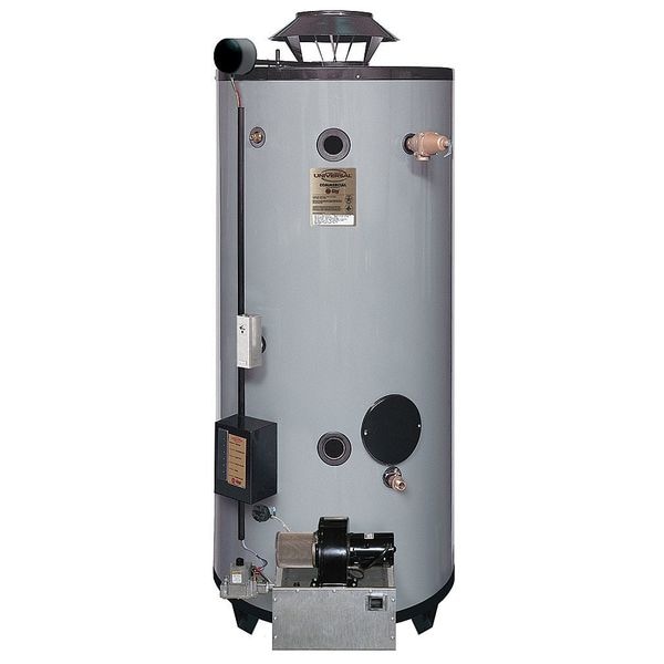 Rheem GNU75-125 Natural Gas Commercial Gas Water Heater, 75 gal., 120VAC,  125,000 BtuH | Zoro.com
