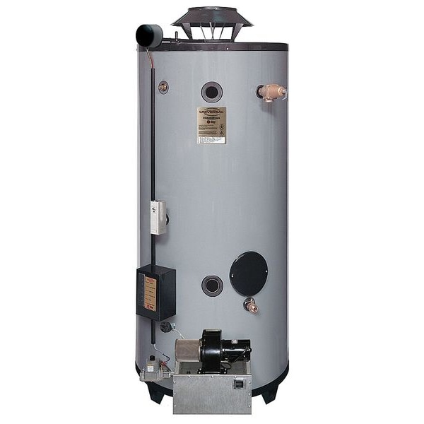 RheemRuud Natural Gas Commercial Gas Water Heater, 76 gal., 120V AC