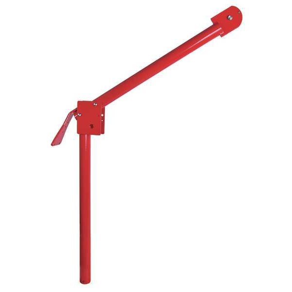 Dayton Davit Crane, 500 lb. Capacity, 34.6" to 42.2" Reach, 0" to 420