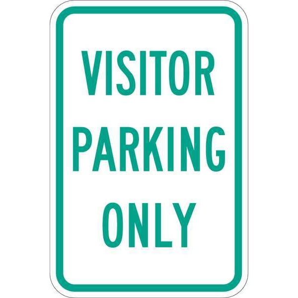 Lyle Visitor Parking Sign, 18" x 12, T1-1033-EG_12x18 T1-1033-EG_12x18