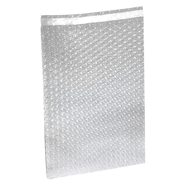 Zoro Select Bubble Bags, 3/16 In, 11-1/2x7 In, PK400 5VEY6