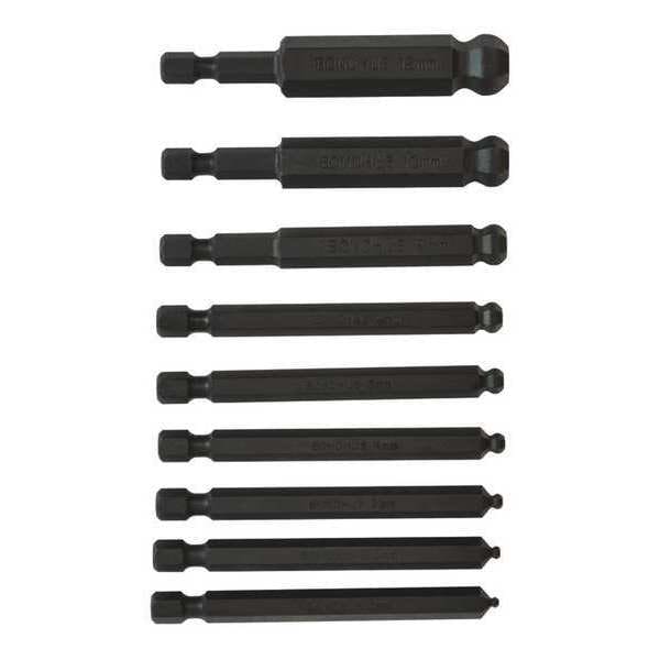 Bondhus Set 9 Baldrvr Power Bits Mm 10899