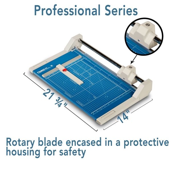 Dahle Professional Rolling Trimmer, 14-1/8 in L 550 | Zoro