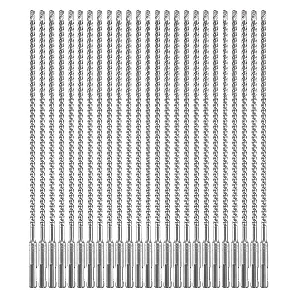 Bosch 4-Cutter Hammer Drill Bit 1/4" x 12"L, SDS Plus, 25PK HCFC2044B25