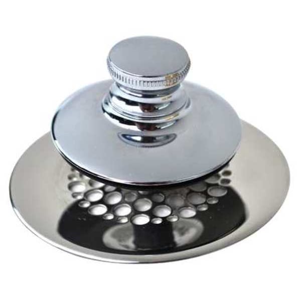 Watco 48750-PP-CP-G Bathtub Stopper and Drain,Grid Strainer