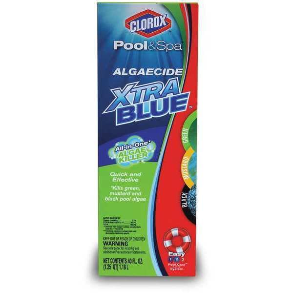 Clorox Algaecide, Liquid, 40 oz., pH 6 to 9 43040CLX Zoro