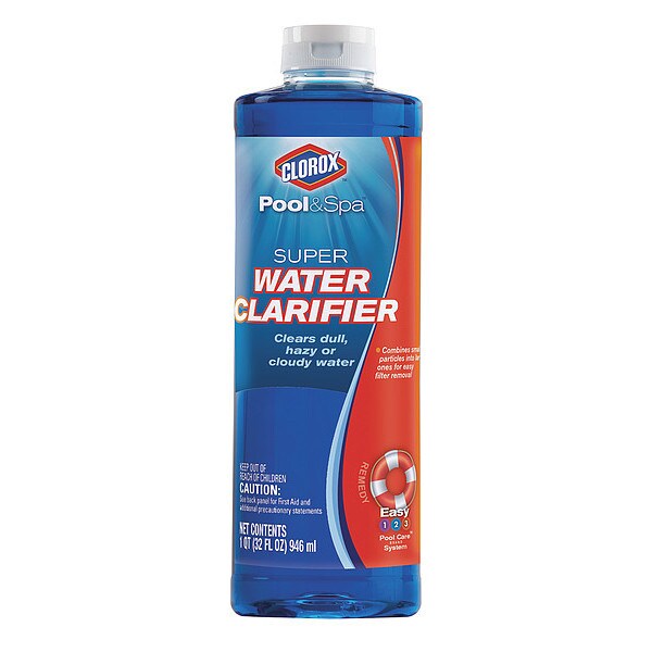 Clorox Clarifier, Liquid, 32 oz., pH 6 to 9 58232CLX Zoro
