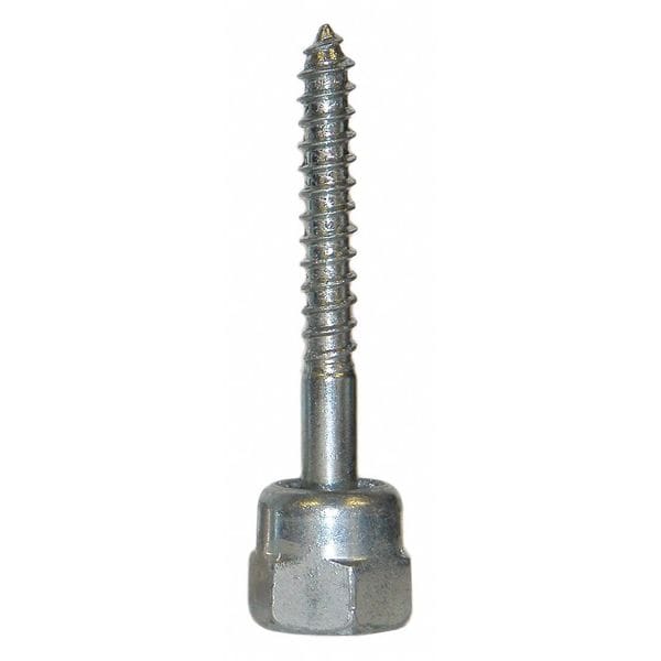 Sammys SAMMYS Vertical Rod Hanger, Wood, 1/4 in Size, 3" L, Steel Zinc