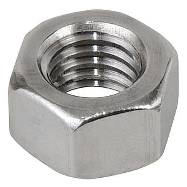 3/4"10 Plain Finish 316 Stainless Steel Hex Nut