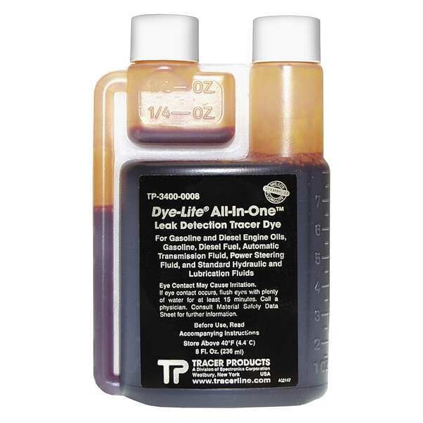 Tracerline TP3400-16 UV Fluorescent Leak Detection Dye – 16 Oz Oil Based, For AC & Fluid Systems