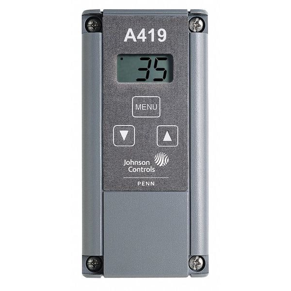 Johnson Controls Electronic Temperature Control, Open/Close on Rise A419GEF-1C