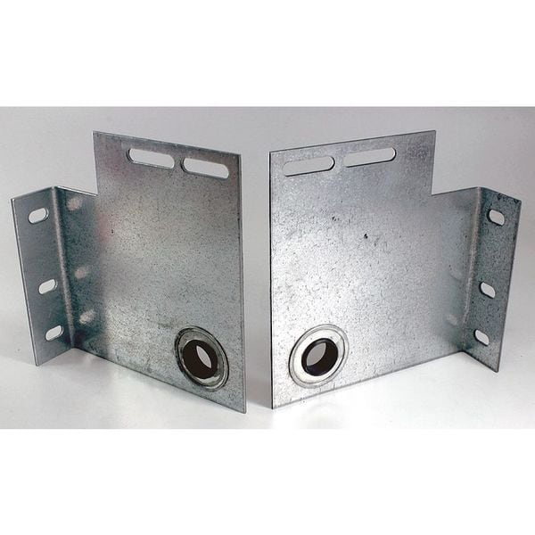 American Garage Door Supply Bearing End Plate, 11 Ga, 6 In, PR B1BF600 Zoro