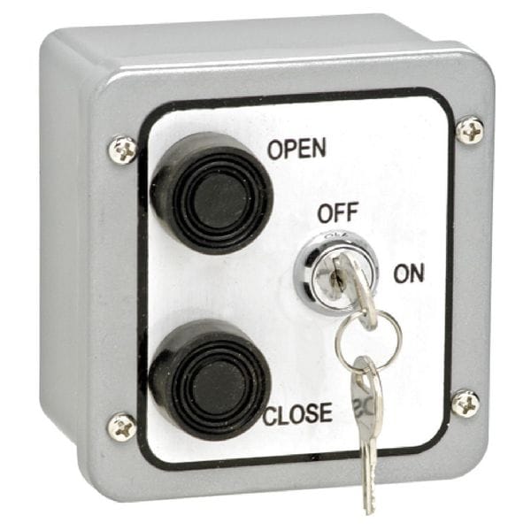 American Garage Door Supply Control Station, 2 Buttons, With Lockout