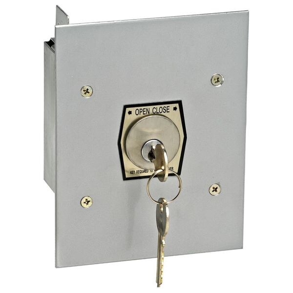 American Garage Door Supply Keyswitch, 2 Buttons, Nema 4 1KF-X | Zoro