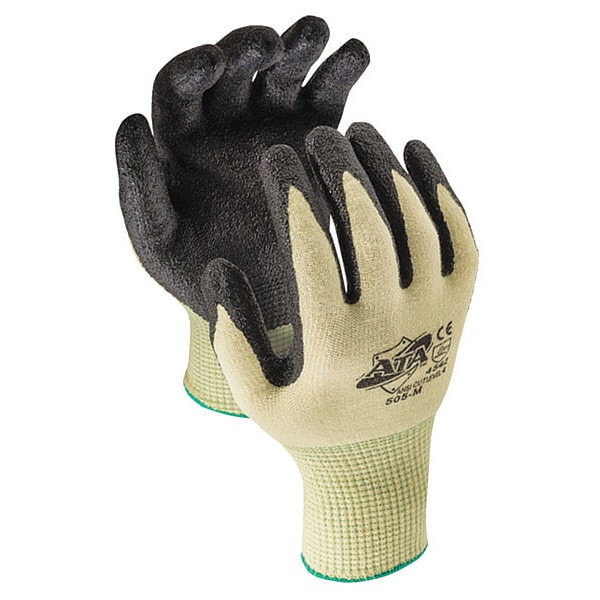 Pip Cut Resistant Coated Gloves, A4 Cut Level, L, 1 PR 505L Zoro