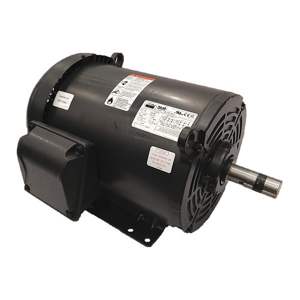 Dayton 3-Phase General Purpose Motor, 3 HP, 213/5 Frame, 208-230/460V AC Voltage, 1,770 Nameplate RPM 36VE86