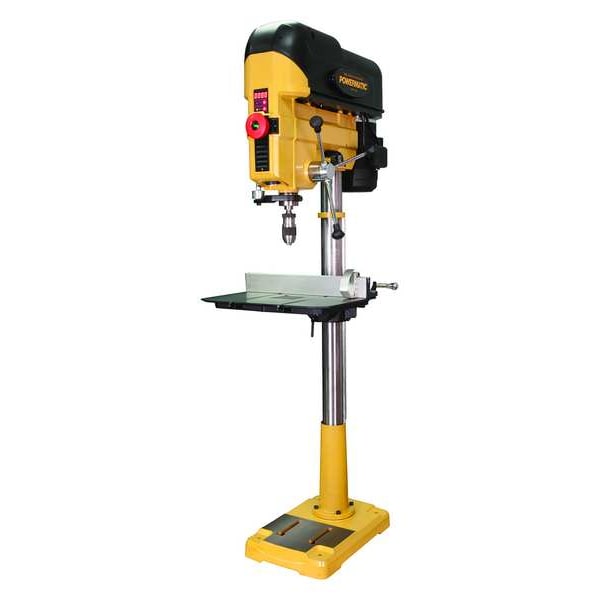 Powermatic Floor Drill Press, Belt Drive, 1 hp, 115/230V AC V, 18 in Swing, Variable Speed 1792800B - main