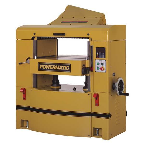 Powermatic Planer, Cast Iron, 5000 rpm, 15 HP 1791303 Zoro