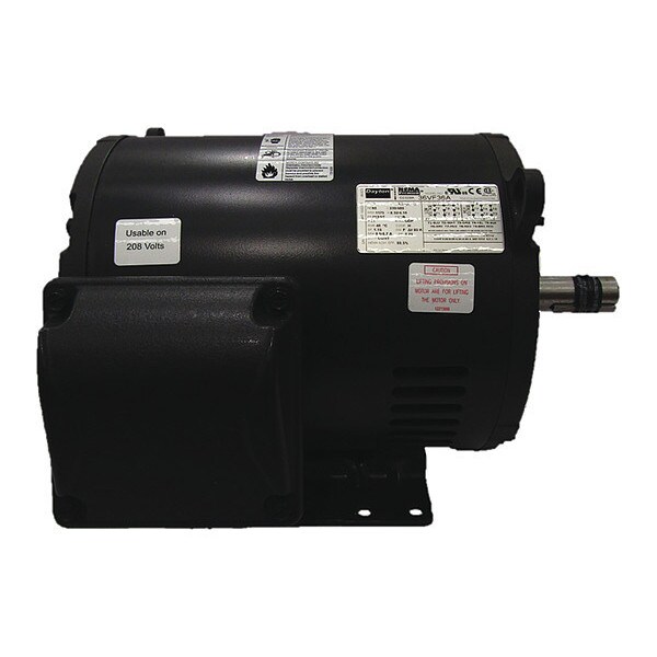 Dayton 36VF70 General Purpose Motor - 2 HP, Three-Phase, 230/460V, 143/5TC Frame, TEFC