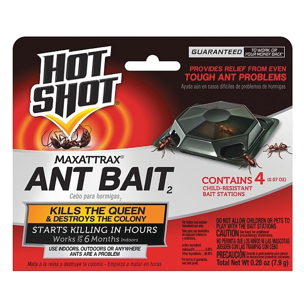 Hot Shot HG2040W 2.83 4 ct Trap Indoor/Outdoor Ant Killer