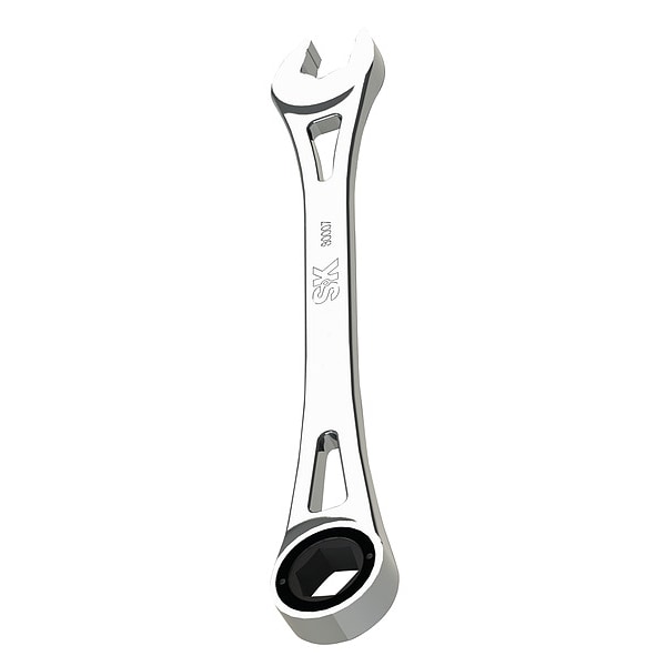 Sk Professional Tools Ratcheting Wrench, Head Size 14mm 80007