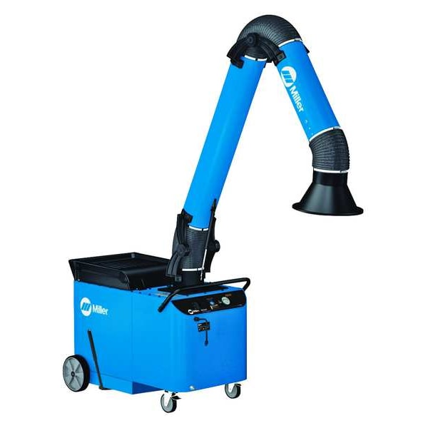 Miller Electric Fume Extractor, 12ft.Arm, Self Clean Flter 951512 Zoro