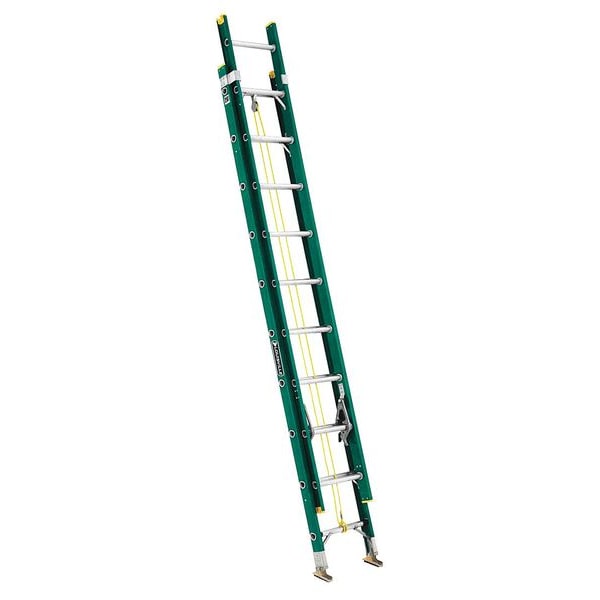 Louisville Fiberglass Extension Ladder, 225 lb Load Capacity FE0620