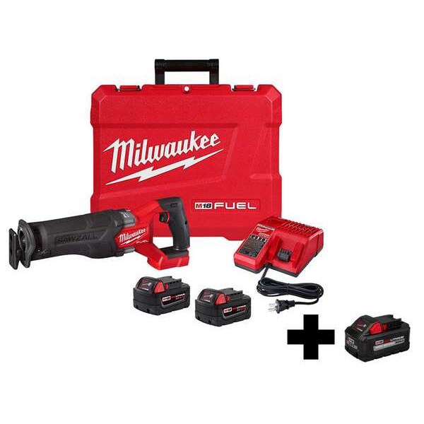 Milwaukee Tool M18 SAWZALL Reciprocating Saw Kit 282122, 48111880 Zoro
