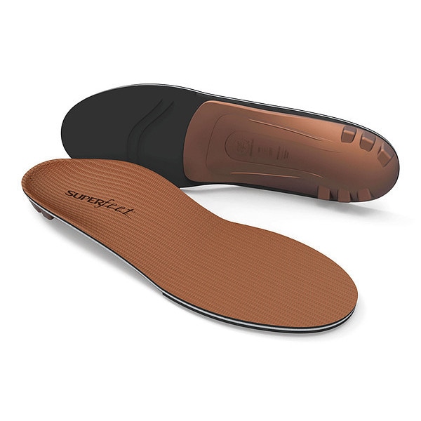 Superfeet Copper Insoles, 2.54 Jr/4.56 W, 1 PR 37004 Zoro