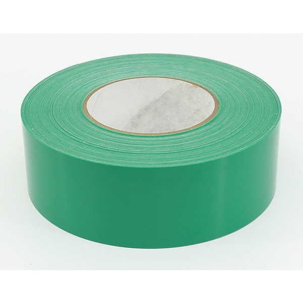 Visual Workplace Floor Marking Tape HP, 2"x100', Green 253002100614