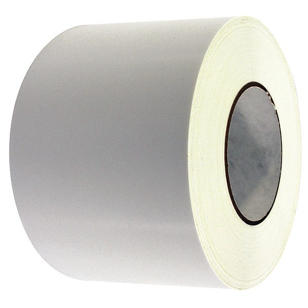 Visual Workplace Floor Marking Tape HP, 4"x100', White 253004100601