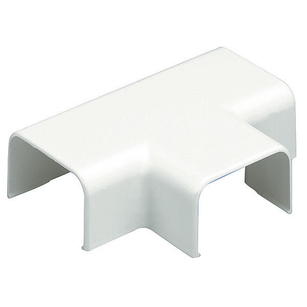 Panduit Fitting, Tee, Ld10, Lowv, Wh, PK10, 1.6 in W, 0.91 in H, White TF10WH-X - main