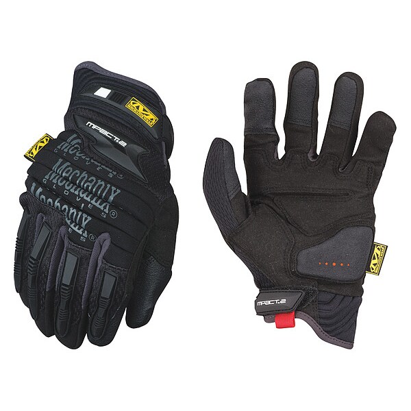 Mechanix Wear AntiVibration Gloves, M, Black, PR MP205009 Zoro