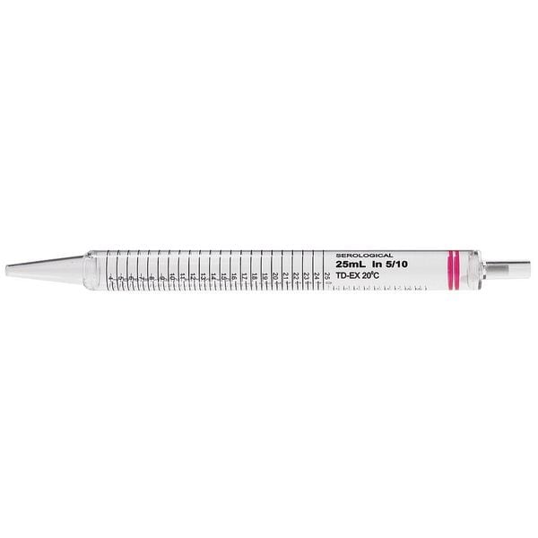 Celltreat Serological Pipet, 25mL, Short, PK100 229226B Zoro