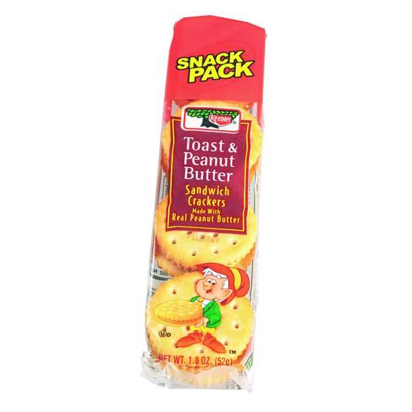 Keebler 21167 8.70 1.8oz. Keebler® Toast & PB Crackers, 12 PK