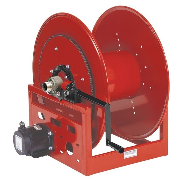 Reelcraft Hose Reel, Motor, 11/2" dia, 100ft, 600psi EP3905252415FF1 Zoro