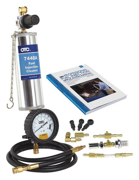Otc Fuel Injector Cleaner Kit, Blue, 11 pcs. 7649A