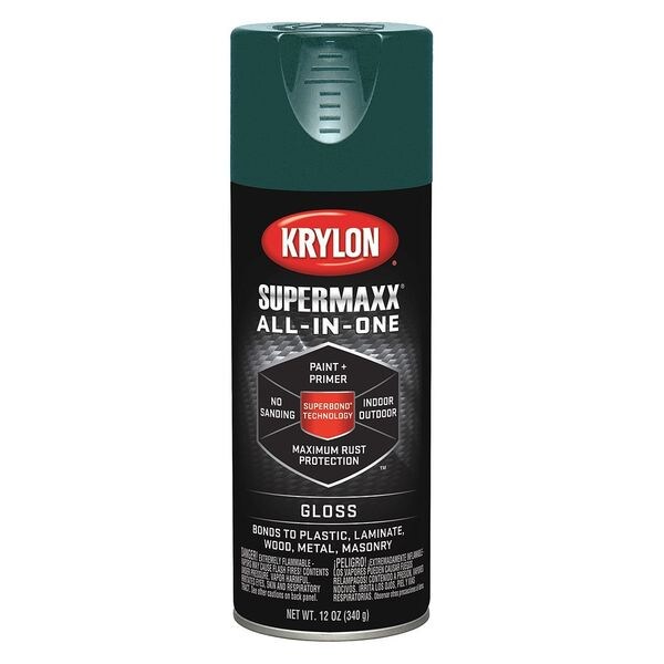 Krylon Spray Paint, Hunter Green, Gloss, 12 oz. K08957000 Zoro