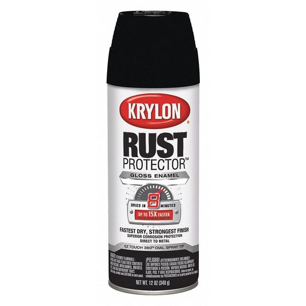 Krylon Rust Preventative Spray Paint, Silver, Hammered, 12 oz. K06932100