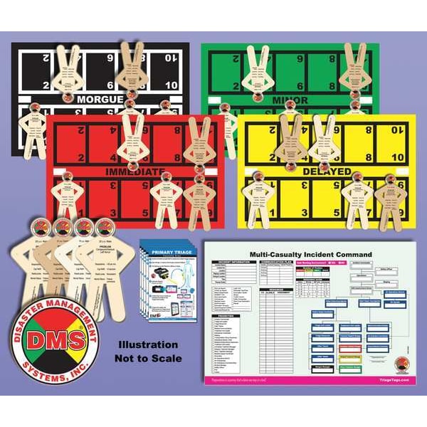 Dms DMS 05844 100.58 Tabletop MCI, MultiCasualty Incident, Depth 2